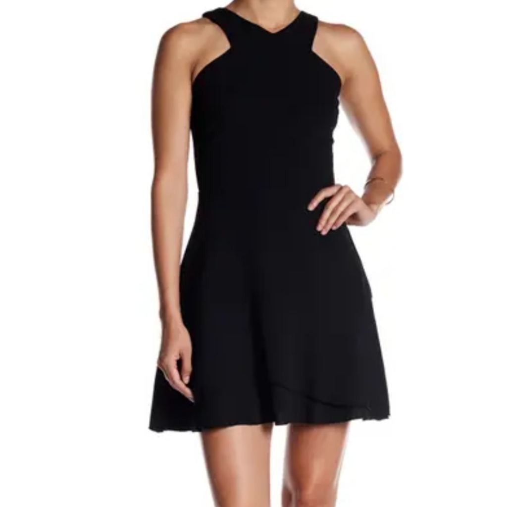 Love...Ady Ruffle Hem Fit & Flare Dress Xl Nwt